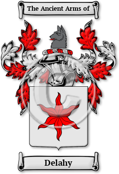 Delahy Family Crest Download (JPG) Legacy Series - 300 DPI
