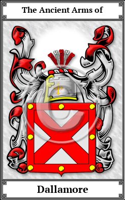 Dallamore Family Crest Download (JPG)  Book Plated - 150 DPI