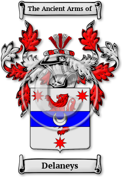 Delaneys Family Crest Download (jpg) Legacy Series - 150 DPI