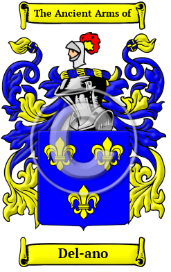 Del-ano Family Crest Download (JPG) Heritage Series - 300 DPI