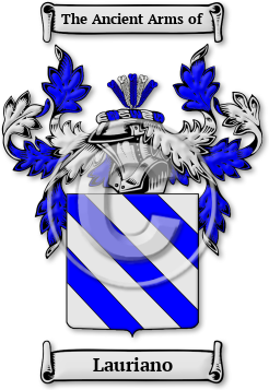 Lauriano Family Crest Download (JPG) Legacy Series - 600 DPI