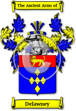 Delawney Family Crest Download (jpg) Legacy Series - 150 DPI