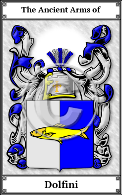 Dolfini Family Crest Download (JPG)  Book Plated - 150 DPI