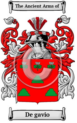 De gavio Family Crest/Coat of Arms