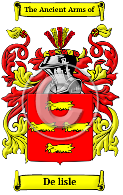 De lisle Family Crest/Coat of Arms