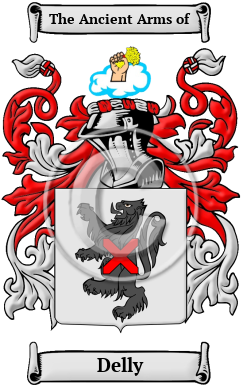 Delly Family Crest/Coat of Arms