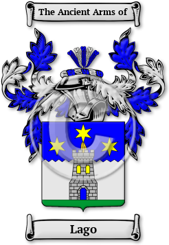 Lago Family Crest Download (jpg) Legacy Series - 150 DPI