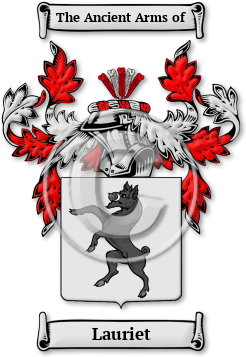 Lauriet Family Crest Download (jpg) Legacy Series - 150 DPI
