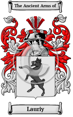 Lauriy Family Crest Download (JPG) Heritage Series - 300 DPI