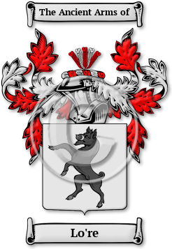 Lo're Family Crest Download (jpg) Legacy Series - 150 DPI