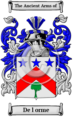 De l orme Family Crest/Coat of Arms