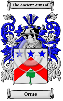 Orme Family Crest Download (JPG) Heritage Series - 600 DPI