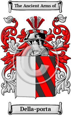 Della-porta Family Crest Download (JPG) Heritage Series - 300 DPI