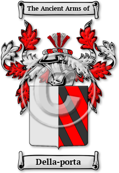 Della-porta Family Crest Download (jpg) Legacy Series - 150 DPI