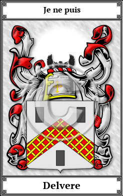 Delvere Family Crest Download (JPG)  Book Plated - 150 DPI