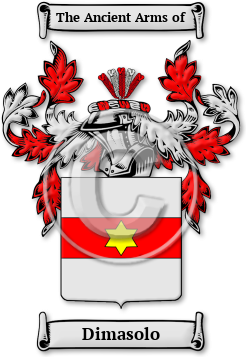Dimasolo Family Crest Download (jpg) Legacy Series - 150 DPI
