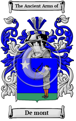 De mont Family Crest Download (JPG) Heritage Series - 300 DPI