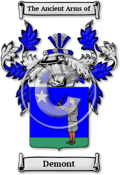 Demont Family Crest Download (JPG) Legacy Series - 600 DPI