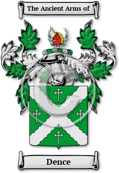Dence Family Crest Download (JPG) Legacy Series - 300 DPI