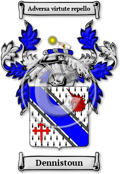 Dennistoun Family Crest Download (JPG) Legacy Series - 600 DPI