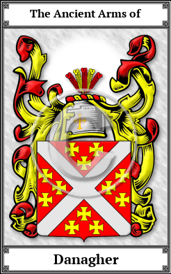 Danagher Family Crest Download (JPG)  Book Plated - 150 DPI