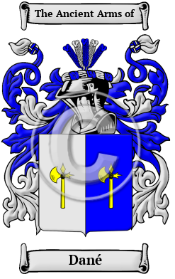 Dané Family Crest Download (JPG) Heritage Series - 300 DPI