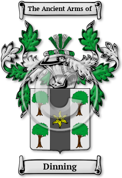 Dinning Family Crest Download (jpg) Legacy Series - 150 DPI