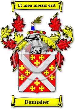 Dannaher Family Crest Download (JPG) Legacy Series - 600 DPI