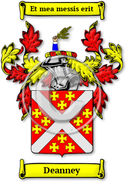 Deanney Family Crest Download (jpg) Legacy Series - 150 DPI