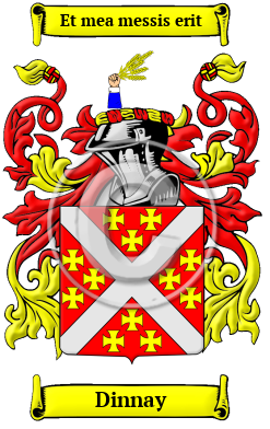 Dinnay Family Crest/Coat of Arms