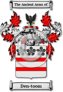 Den-toom Family Crest Download (jpg) Legacy Series - 150 DPI