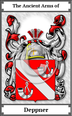 Deppner Family Crest Download (JPG)  Book Plated - 150 DPI