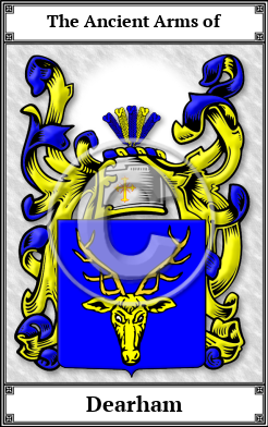 Dearham Family Crest Download (JPG)  Book Plated - 150 DPI