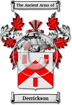 Derrickson Family Crest Download (jpg) Legacy Series - 150 DPI