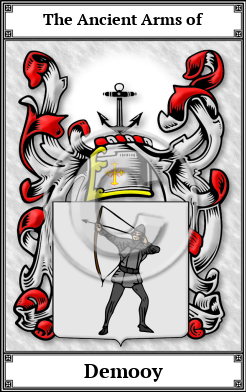 Demooy Family Crest Download (JPG) Book Plated - 600 DPI