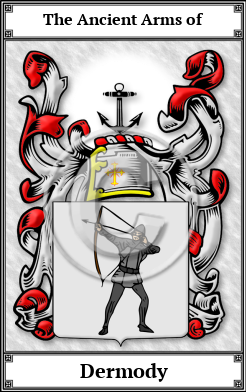 Dermody Family Crest Download (JPG)  Book Plated - 150 DPI