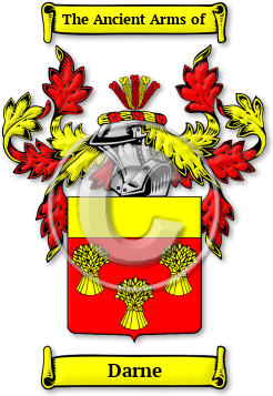 Darne Family Crest Download (jpg) Legacy Series - 150 DPI