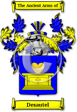 Desautel Family Crest Download (JPG) Legacy Series - 600 DPI