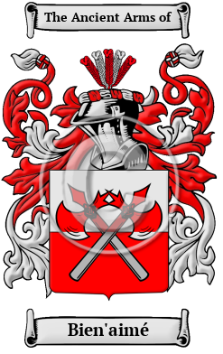 Bien'aimé Family Crest/Coat of Arms