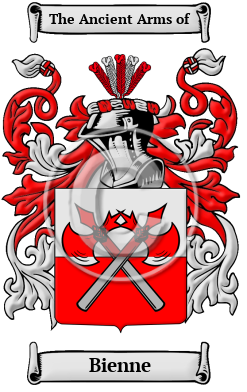 Bienne Family Crest Download (JPG) Heritage Series - 600 DPI