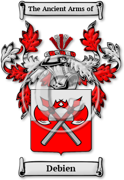 Debien Family Crest Download (JPG) Legacy Series - 600 DPI