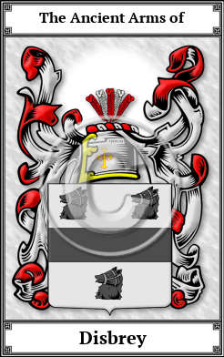Disbrey Family Crest Download (JPG)  Book Plated - 150 DPI