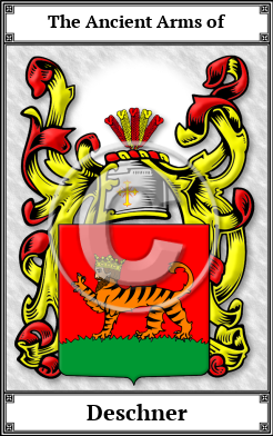 Deschner Family Crest Download (JPG)  Book Plated - 150 DPI
