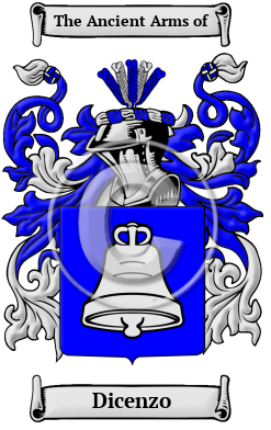 Dicenzo Family Crest Download (JPG) Heritage Series - 600 DPI