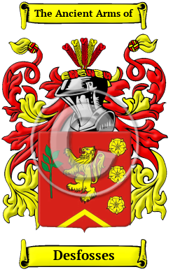 Desfosses Family Crest Download (JPG) Heritage Series - 600 DPI