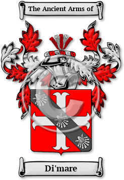 Di'mare Family Crest Download (jpg) Legacy Series - 150 DPI