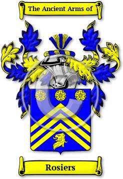 Rosiers Family Crest Download (JPG) Legacy Series - 600 DPI