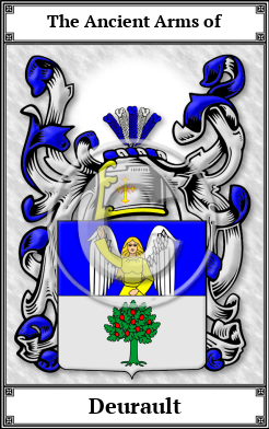 Deurault Family Crest Download (JPG)  Book Plated - 150 DPI