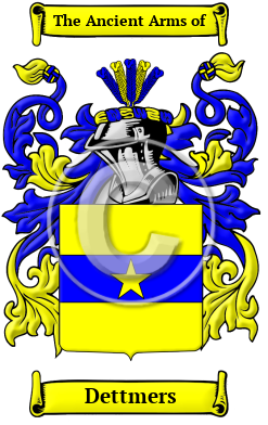 Dettmers Family Crest Download (JPG) Heritage Series - 600 DPI