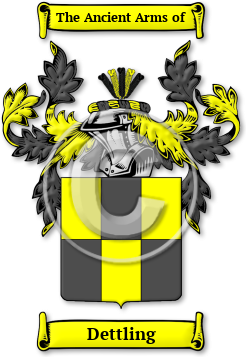 Dettling Family Crest Download (JPG) Legacy Series - 600 DPI